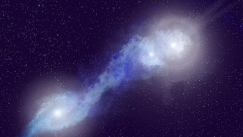 Τρεις μαύρες τρύπες «ανάβουν» ταυτόχρονα σε σπάνια σύγκρουση τριών γαλαξιών