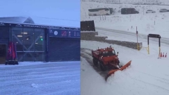 Χιόνια στον Παρνασσό: Με αλυσίδες η πρόσβαση στο Χιονοδρομικό Κέντρο