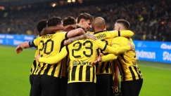 Οι παίκτες της ΑΕΚ πανηγυρίζουν