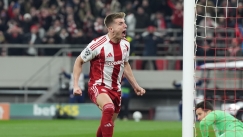 Ο Κοστίνια το 1-0 στο Ολυμπιακός - Λεβερκούζεν