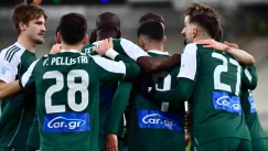 Παίκτες Παναθηναϊκού πανηγυρίζουν