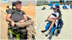 Σε αναπηρικό αμαξίδιο, αλλά με 55 χώρες στο ενεργητικό του: Ο Αμερικανός με SMA που έχει γυρίσει όλη τη Γη (vid) 