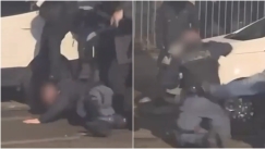 Σφοδρά επεισόδια σε διαδήλωση στο Τορίνο: Σάπισαν στο ξύλο αστυνομικό με σφυρί (vid)