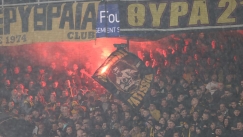 Οπαδοί της ΑΕΚ στη Νέα Φιλαδέλφεια