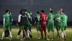 Οι παίκτες του Πανθρακικού πανηγυρίζουν άλλη μια νίκη