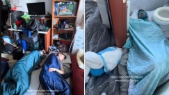 Απίθανο βίντεο από την κραιπάλη της Πάτρας: 10 άτομα «λιώμα» σε μια γκαρσονιέρα και ένας στην... τουαλέτα!