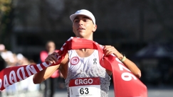  O τριαθλητής Παναγιώτης Μπιτάδος νικητής στον Ημιμαραθώνιο Αθήνας