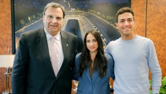  Ο Ισίδωρος Κούβελος συνεχάρη τους Παναγιώτη Μπιτάδο και Αναστασία Μαρινάκου