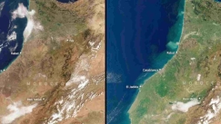 Δορυφορικές εικόνες δείχνουν μια αλλαγή στο Μαρόκο που δεν έχει παρατηρηθεί εδώ και μια δεκαετία