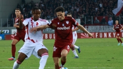 Ο Μούργος της ΑΕΛ Novibet στο ματς με τον Ολυμπιακό