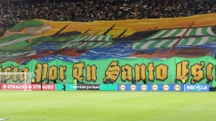 Πανό με τους οπαδούς της Μπέτις