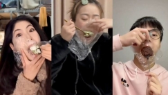 Το hack των μηδέν θερμίδων: Χρησιμοποιούν πλαστική μεμβράνη για να... τρώνε (vid)