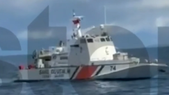 Βίντεο ντοκουμέντο: Τουρκική ακταιωρός μπαίνει σε ελληνικά νερά και διώχνει ψαράδες