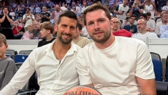 Ντόντσιτς και Τζόκοβιτς παρακολουθούν μαζί Ρεάλ - Ερυθρό Αστέρα