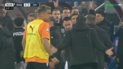 Ένταση στους πάγκους μετά το γκολ του Γερεμέγεφ, ζήτησαν VAR οι Κρητικοί, δύο κόκκινες ο Ευαγγέλου