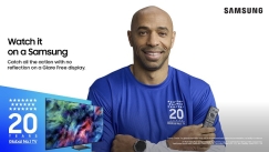 Η Samsung γιορτάζει 20 χρόνια ως το Νο.1 brand τηλεοράσεων παγκοσμίως με τον θρύλο του ποδοσφαίρου Thierry Henry 