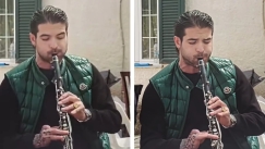 Άρης Μουγκοπέτρος: «Εδώ είμαι πάλι» – Παίζει ξανά κλαρίνο έναν χρόνο μετά τον ακρωτηριασμό