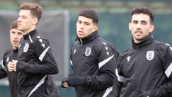 Κωνσταντέλιας, Χατσίδης, Μιχαηλίδης στην προπόνηση του ΠΑΟΚ