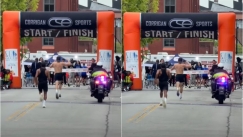 Δρομέας Μαραθωνίου του Ντέλαγουερ πανηγύρισε πριν τερματίσει και έχασε τη νίκη για δύο δευτερόλεπτα (vid)