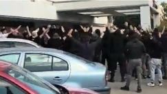 Ασπρόμαυρη «τρέλα» στην Αθήνα πριν την ΑΕΚ (vid)