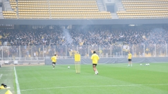 Η προπόνηση της ΑΕΚ στη Νέα Φιλαδέλφεια