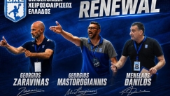 Οι Ζαραβίνας και Δανήλος ανανέωσαν στις εθνικές ομάδες χάντμπολ μέχρι το 2028