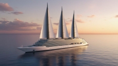 Το μεγαλύτερο ιστιοπλοϊκό yacht στον κόσμο: 220 μέτρα μήκος και τρία γιγαντιαία πανιά 1.500 τ.μ.
