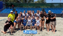 Πρωτιά για την εθνική ομάδα beach handball σε τουρνουά πριν από το παγκόσμιο στο Ζάγκρεμπ