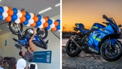 Κατάστημα μοτοσικλετών χαρίζει μηχανή σε όποιον αντέξει 10 λεπτά ανάποδα