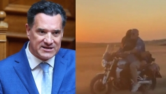 «Απαράδεκτη εικόνα»: Άδωνις Γεωργιάδης κατά Στέλιου Ρόκκου για το βιντεοκλίπ χωρίς κράνος
