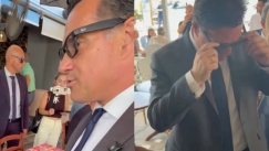 «Φοράει smart γυαλιά; Μπορεί να τραβάει βίντεο»: Το «Χ» ξέσπασε για την εμφάνιση Γεωργιάδη στη Λήμνο