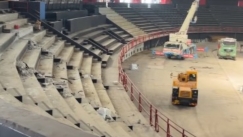 Ολυμπιακός: Νέες εικόνες από τις εργασίες στο ΣΕΦ