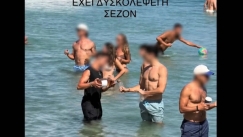 Σάλος με βίντεο που δείχνει σερβιτόρο σε νησί να γεμίζει ποτήρια μέσα στη θάλασσα