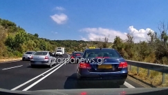 Δεν πάμε καθόλου καλά: Δολοφονική προσπέραση σε στροφή και σε διπλή λωρίδα στην Κρήτη (vid)