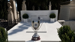 Το Κύπελλο Ελλάδας του ΟΦΗ στο μνήμα του Θεόδωρου Βαρδινογιάννη