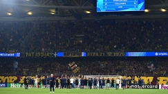 Τo «πάρτι» των θριαμβευτών της ΑΕΚ και των Ενωσιτών για την πρόκριση στη League Phase του Champions League