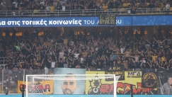 Σύνθημα της Original κατά του Μάκη Αγγελόπουλου στη Νέα Φιλαδέλφεια