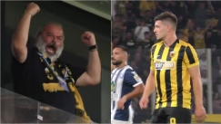 Οι πανηγυρισμοί του Ηλιόπουλου και η αποθέωση για Γιόβιτς στην άνετη πρεμιέρα με τον Ηρακλή