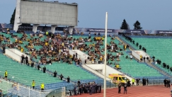 Ισχυρή αστυνομική προστασία στην εξέδρα των Ενωσιτών στη Σόφια