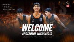 Ανακοίνωσε την απόκτηση του Απόστολου Νικολαΐδη ο Προμηθέας