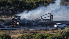 Μαρτίνο: Νέα πλάνα από το θανατηφόρο τροχαίο με τη σύγκρουση των δύο φορτηγών – Η εικόνα από drone