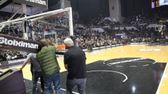 Προσωρινή διακοπή στο ΠΑΟΚ - Μανρέσα λόγω προβλήματος στην μπασκέτα