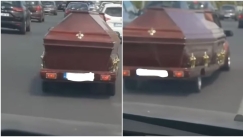 ΙΧ μετέφερε φέρετρο σε τρέιλερ στην Εθνική Οδό: Το αδιανόητο βίντεο που δημοσίευσε ο Χάρης Βαφειάς