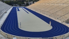 Η νέα εικόνα στο Παναθηναϊκό Στάδιο με τον μπλε στίβο