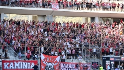 Non stop η στήριξη του κόσμου του Ολυμπιακού, μετά την Τρίπολη παρουσία και στον Βόλο 