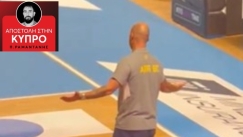 Έξαλλος ο Σπανούλης με φάουλ που χρέωσαν τον Χαραλαμπόπουλο στο φιλικό του Άρη κόντρα στη Μακάμπι