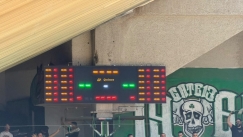 Διεκόπη το Παναθηναϊκός - ΠΑΟΚ για 11 λεπτά λόγω βλάβης στον φωτεινό πίνακα