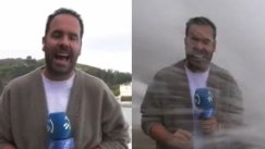 Τρόμος on air: Τεράστιο κύμα «κατάπιε» δημοσιογράφο και εικονολήπτρια σε ζωντανή μετάδοση