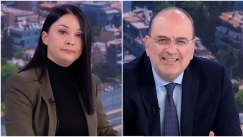 «Όλα έχουν ένα όριο»: Ξέσπασε σε δάκρυα στον αέρα η Νάντια Γιαννακοπούλου μετά από άγριο τσακωμό με τον Μακάριο Λαζαρίδη (vid)