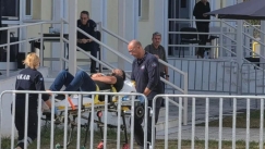 Δίκη για τα Τέμπη: Λιποθύμησε και αποχώρησε με φορείο ο Πάνος Ρούτσι (vid